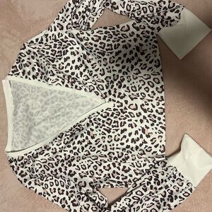 Leopard Print Long Sleeve Top